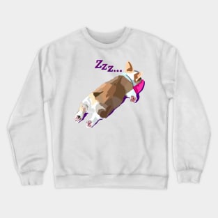 Corgi is sleeping Crewneck Sweatshirt